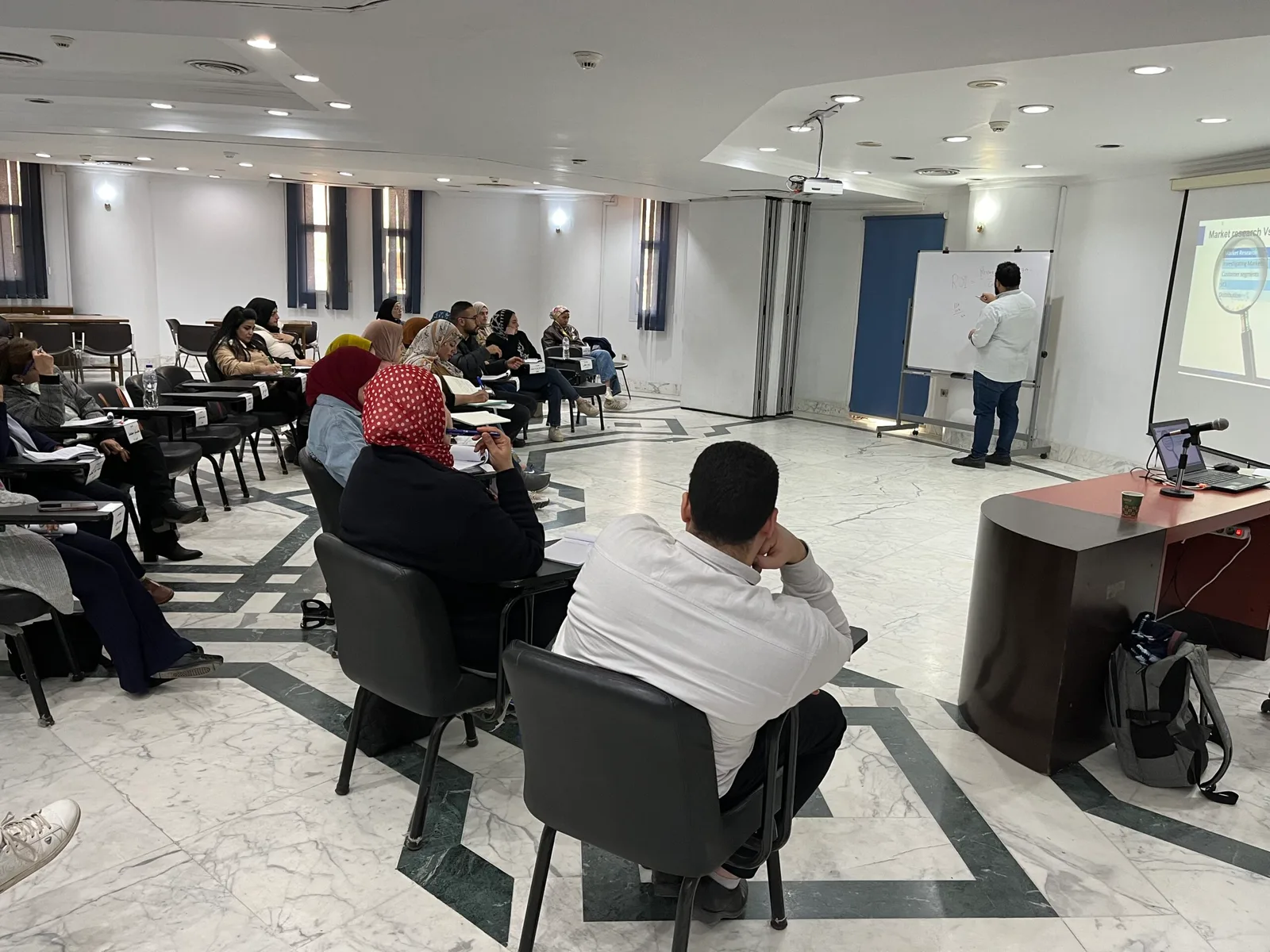 A UCourses session in progress