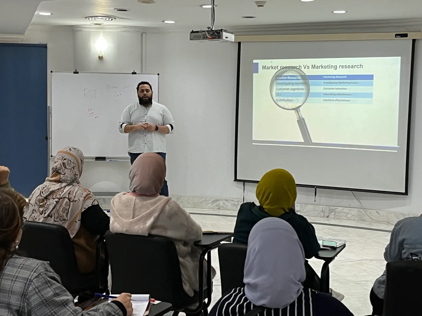 A UCourses session in progress